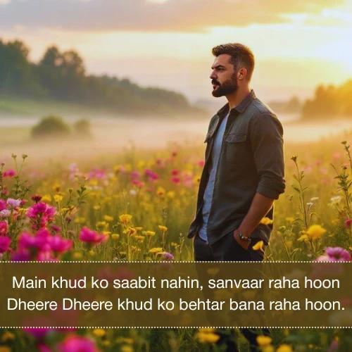 Khud Ke Liye Shayari in English Khud Ke Liye Shayari in English