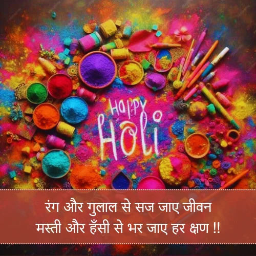 Happy Holi Shayari in Hindi Happy Holi Shayari in Hindi